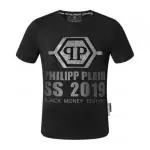 t shirt philipp plein homme originale  ss 2019 black money edition